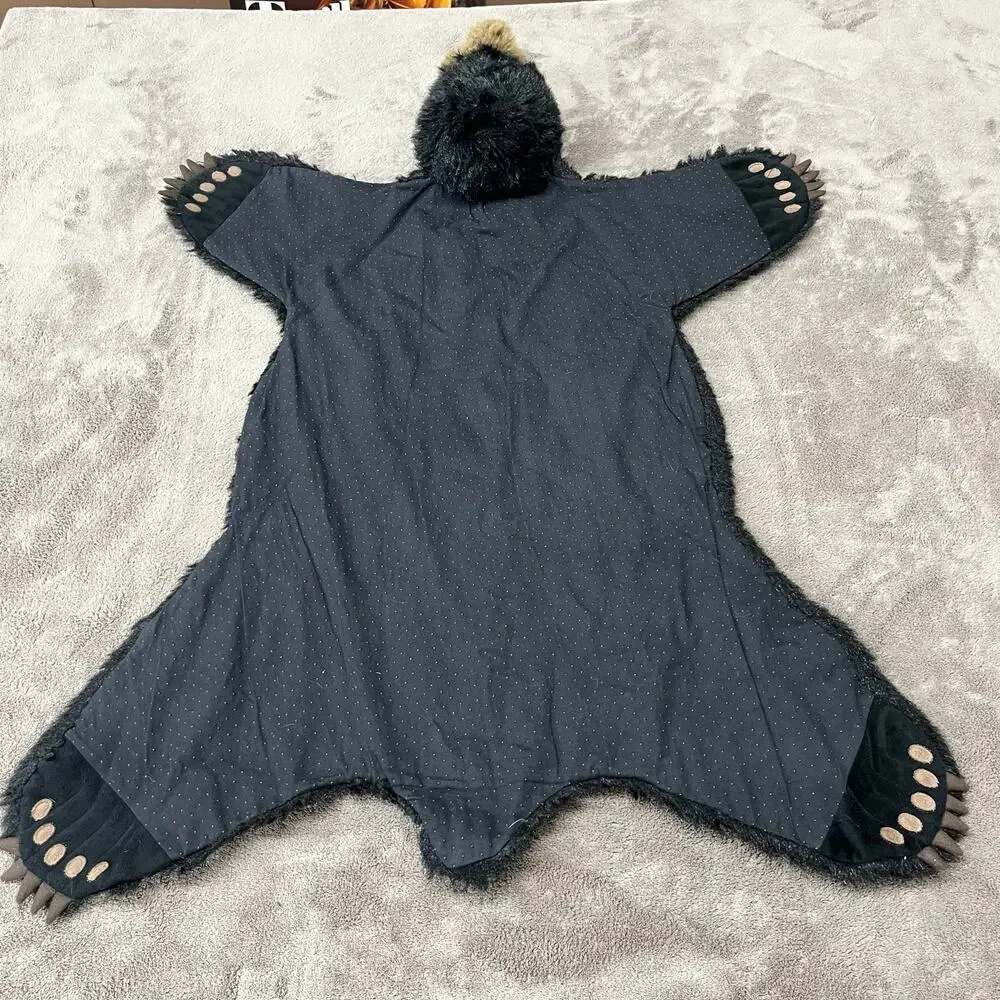 Carstens Small Plush Black Bear Animal Rug 36x29 Cabin Lakehouse Kids Room Decor